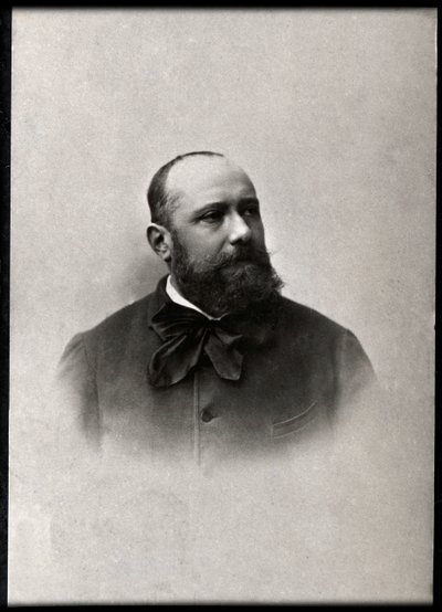 Portrait of Paul Armand Silvestre by French Photographer